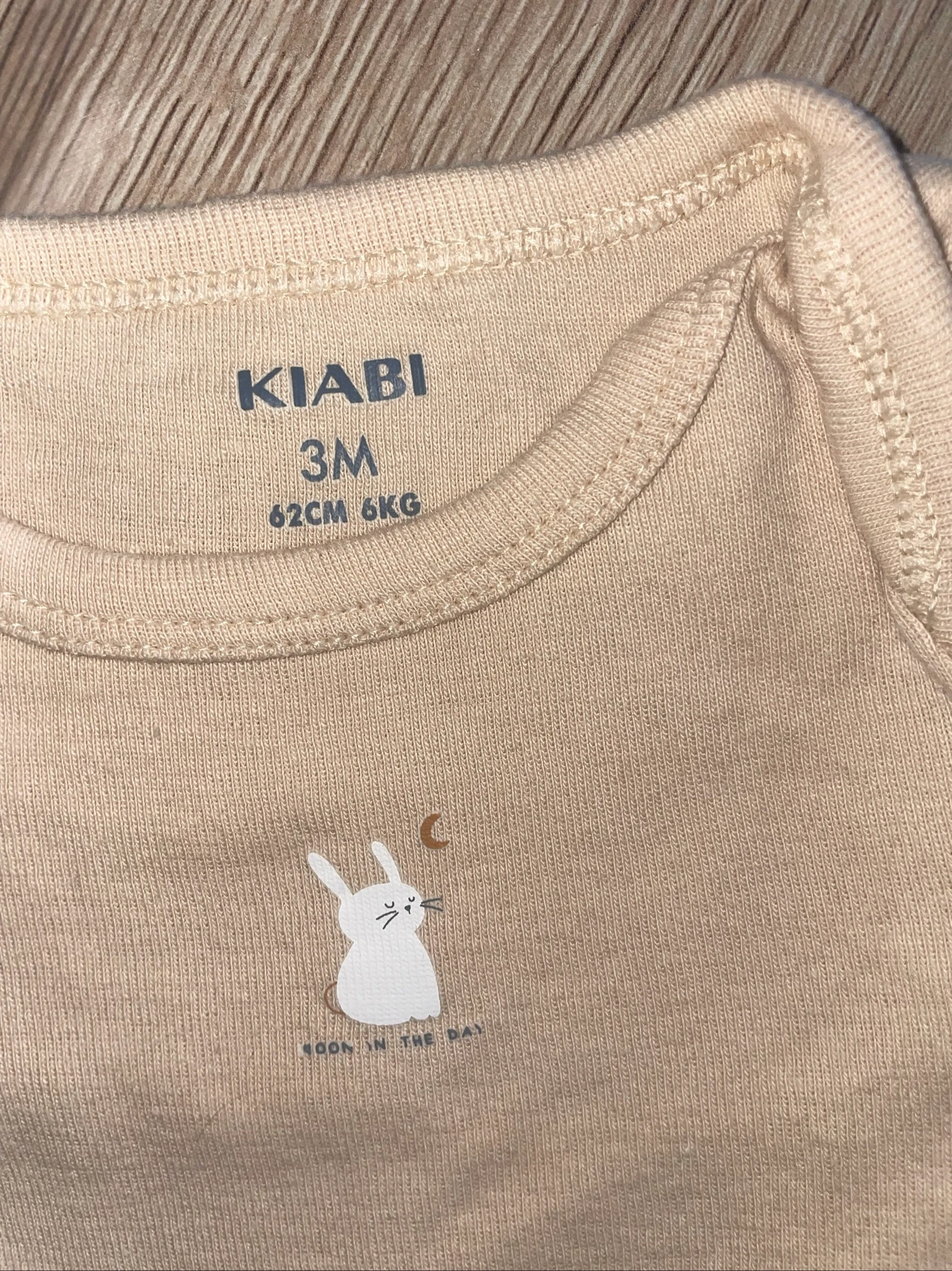 Lote de 3 bodies de manga corta de 3 meses 62cm Kiabi – photo 5